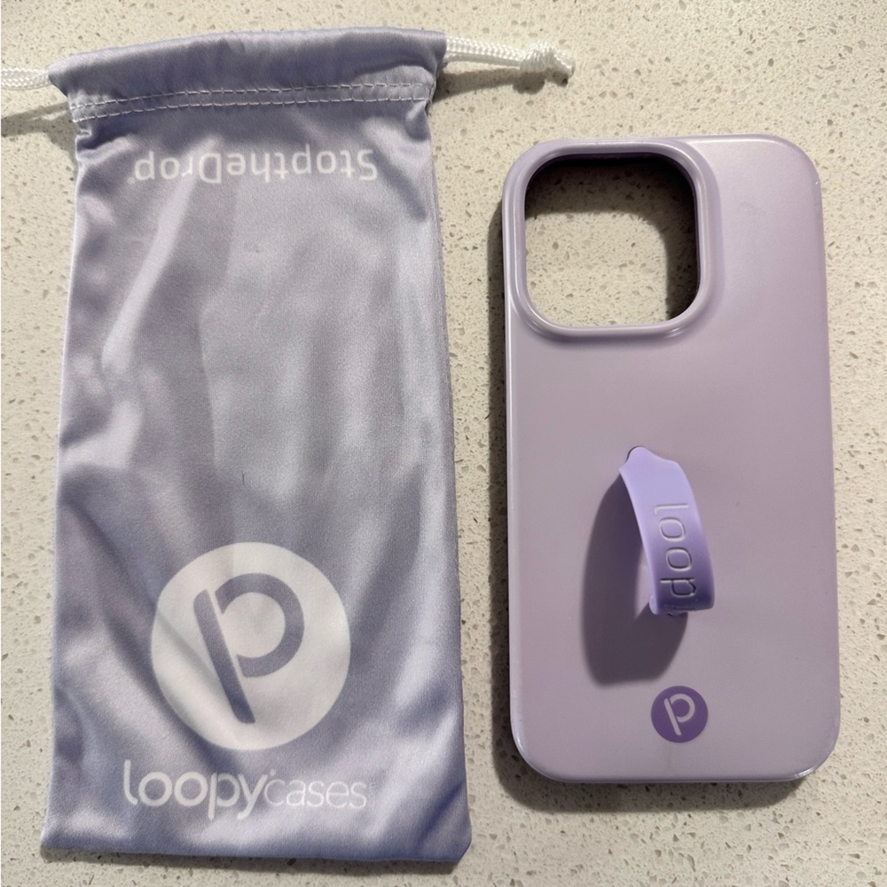 Loopy Case Lavender Purple Phone Case with Matching Strap